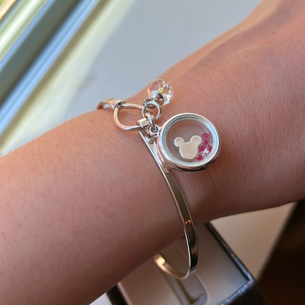 Disney Silver Swarovski Crystal Bracelet